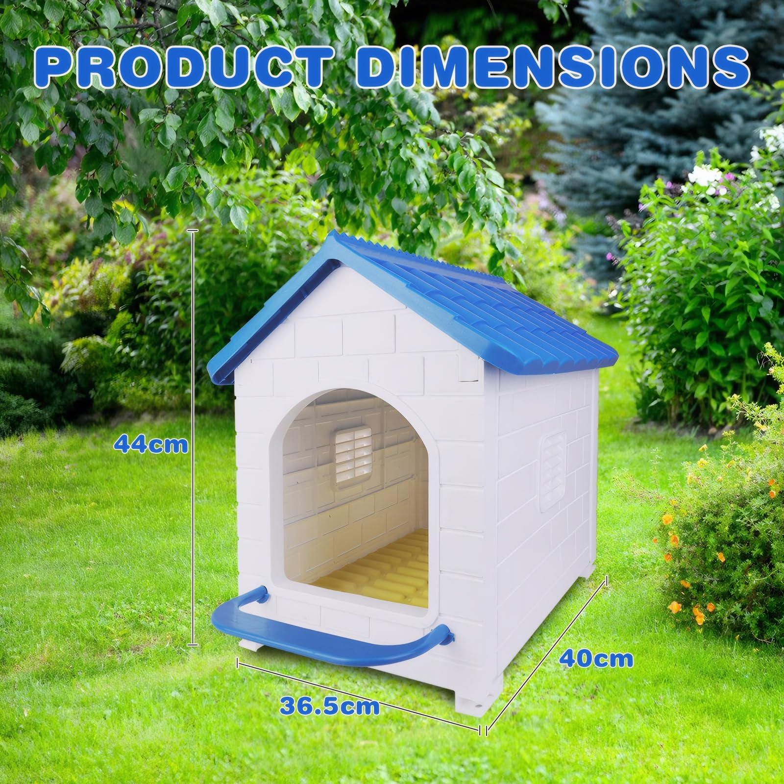 CMOSAF nesting box next to hen to show internal space and comfortable proportions