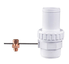 Custom Molded Products adapter installed on pool hose illustrating reliable connection