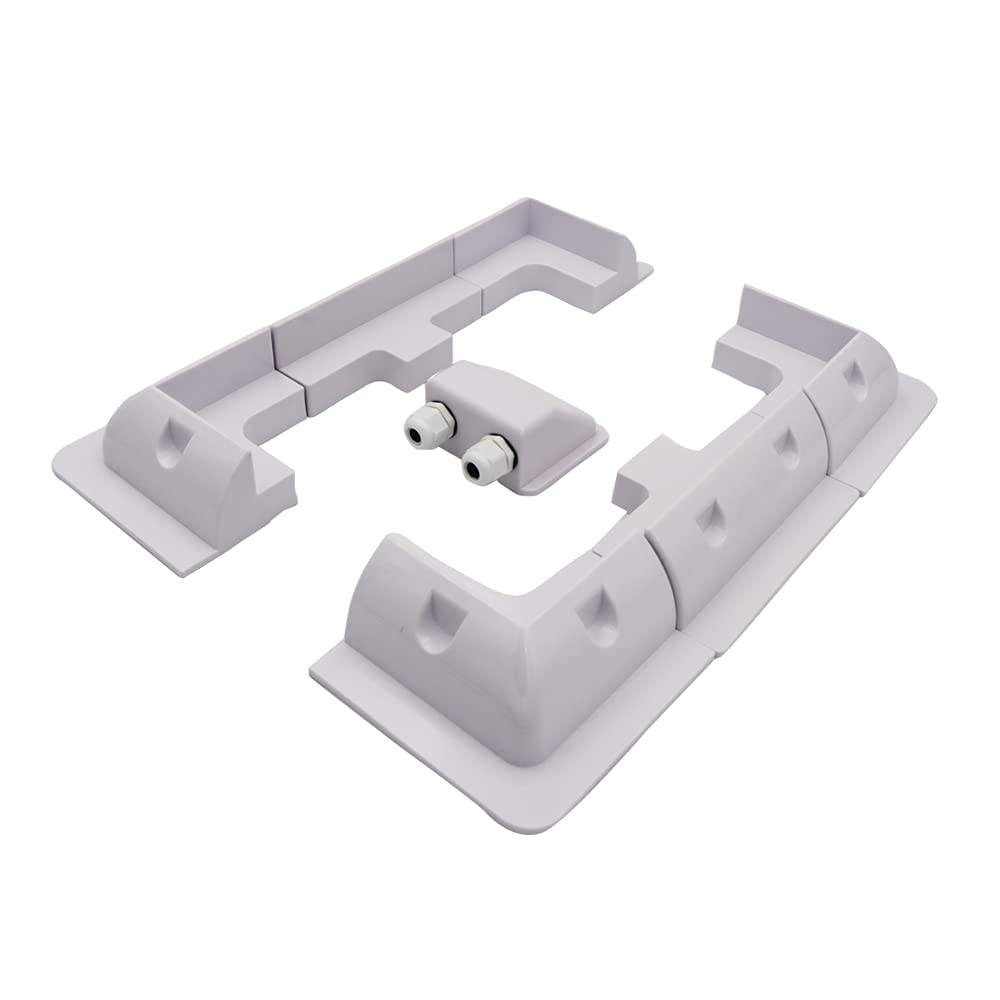 CMYYANGLIN front view of brackets kit showing all components and easy install benefit