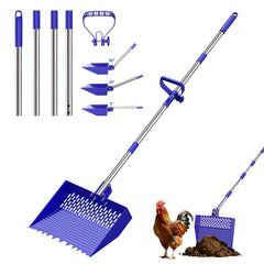 CNCNCR front view metal shovel head showing sturdy build and efficient sifting
