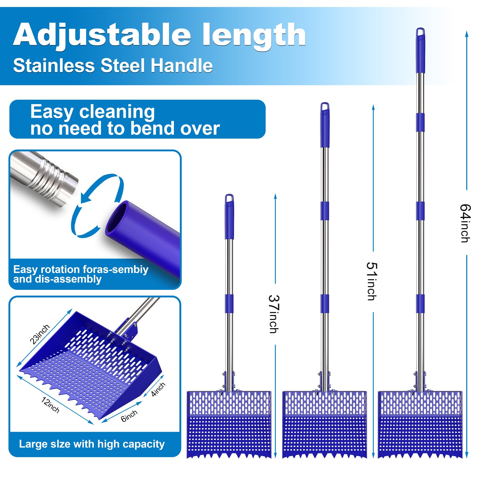 CNCNCR handle extended to full length demonstrating reach and reduced bending