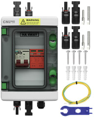 CNLonQcom front enclosure view showing weatherproof protection and clear labeling