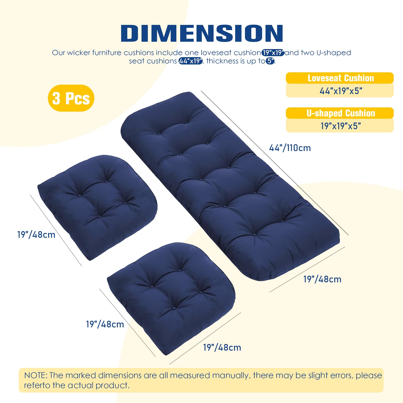 cnsmak close-up tufted texture displaying durable stitching and comfortable support
