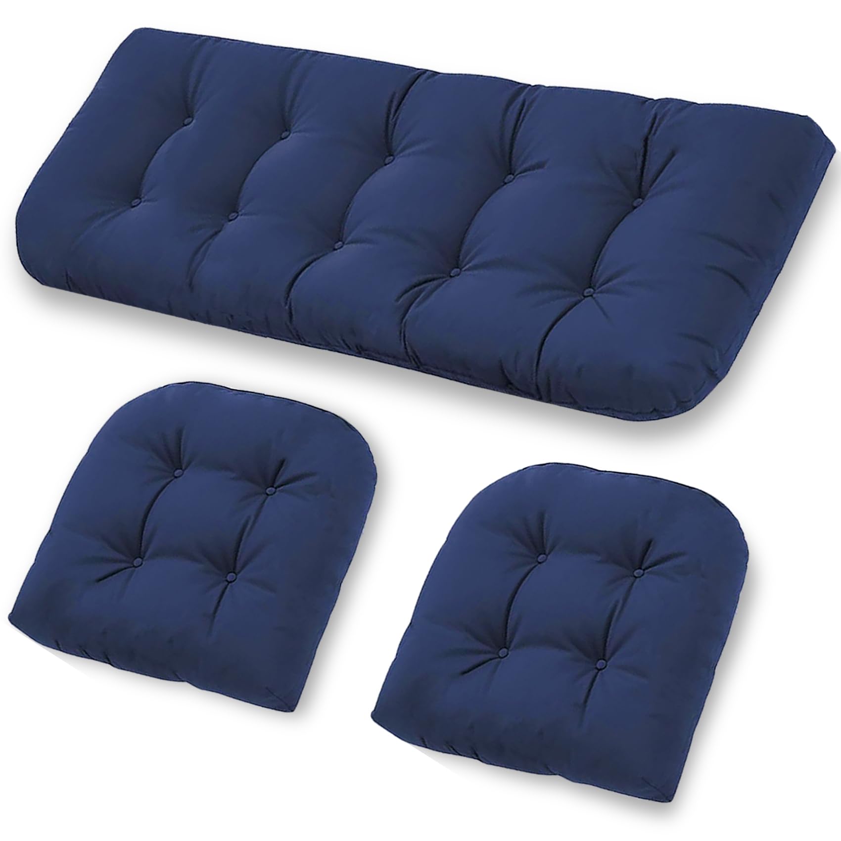 cnsmak front packaging showing three-piece patio cushion set and clear benefits