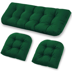 cnsmak front view patio set showing three cushions and neat fit