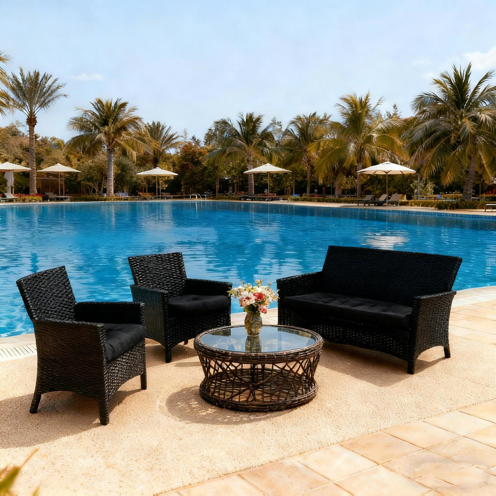 cnsmak cushions drying in sun to show recommended fluffing and fast-dry care