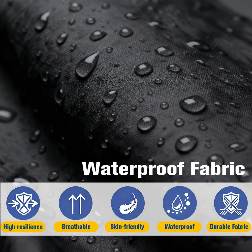 cnsmak waterproof fabric texture close-up demonstrating water resistance and easy cleaning