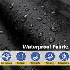 cnsmak waterproof fabric texture close-up demonstrating water resistance and easy cleaning