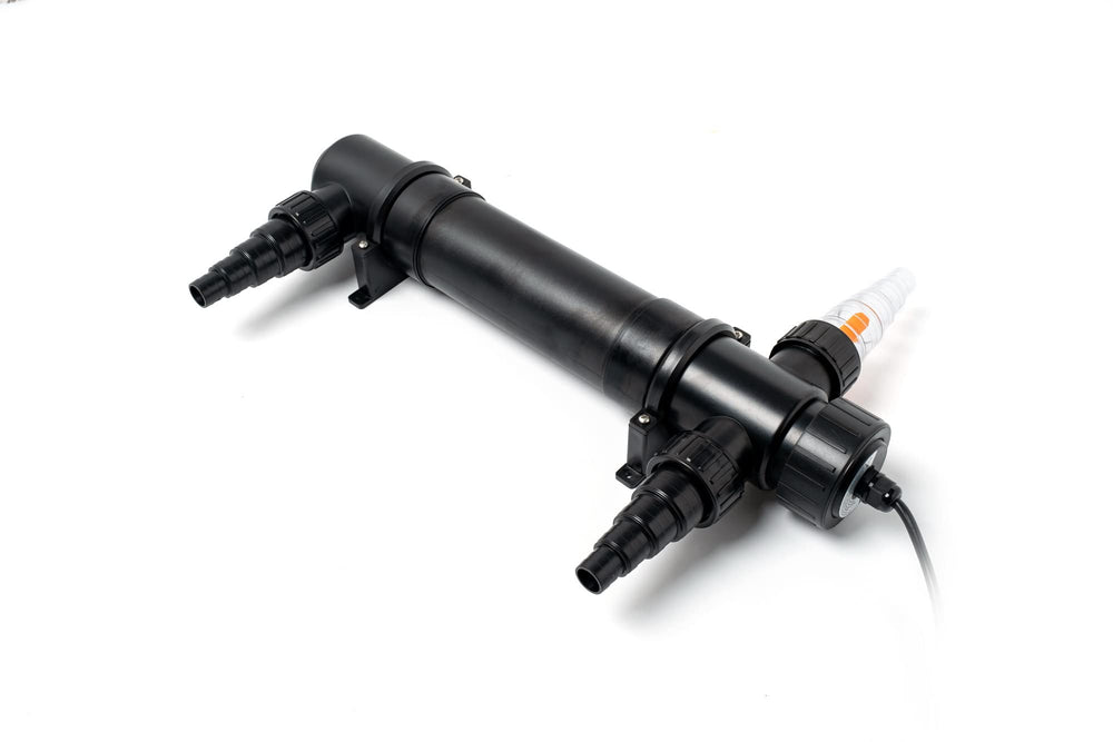 CNZ CUV-136 plumbing connections demonstrating universal fit for common tubing sizes