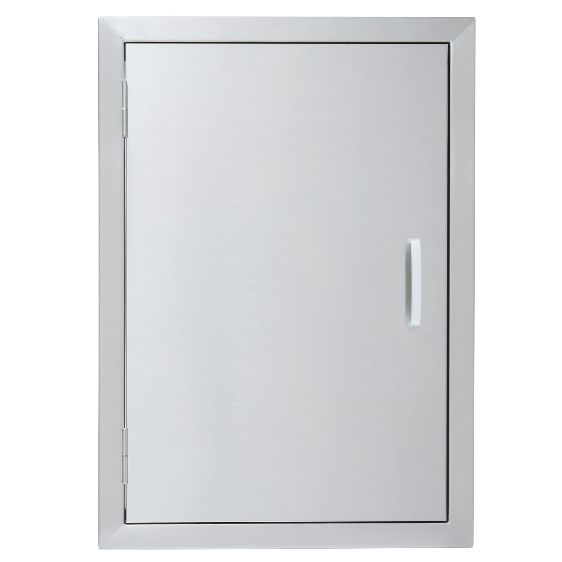 CO-Z front view access door showing brushed finish and modern look for curb appeal