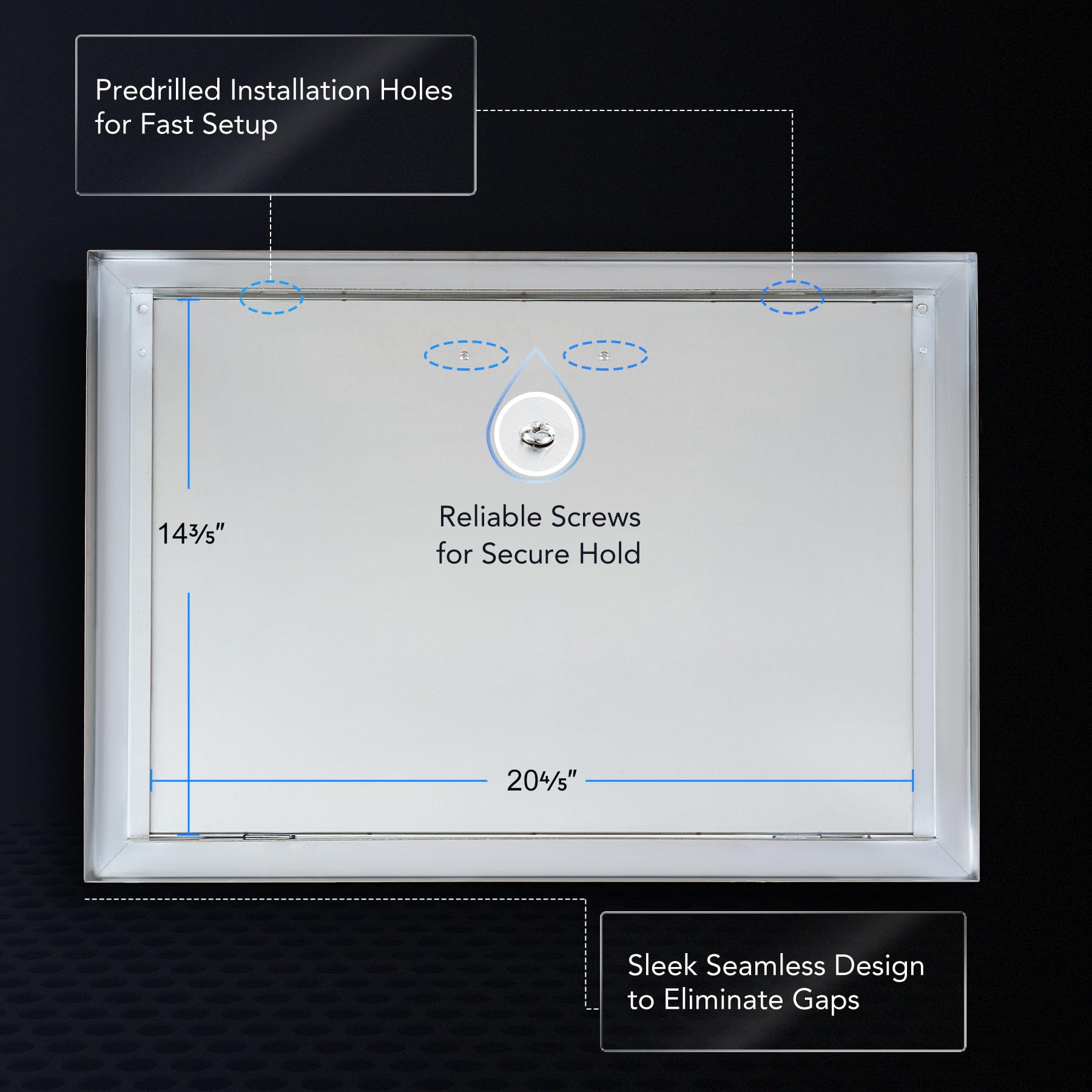 CO-Z vertical orientation installed demonstrating reversible mounting flexibility