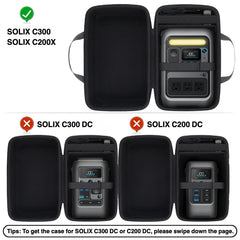 co2CREA closeup of zipper and handle on case for Anker SOLIX showing durable grip