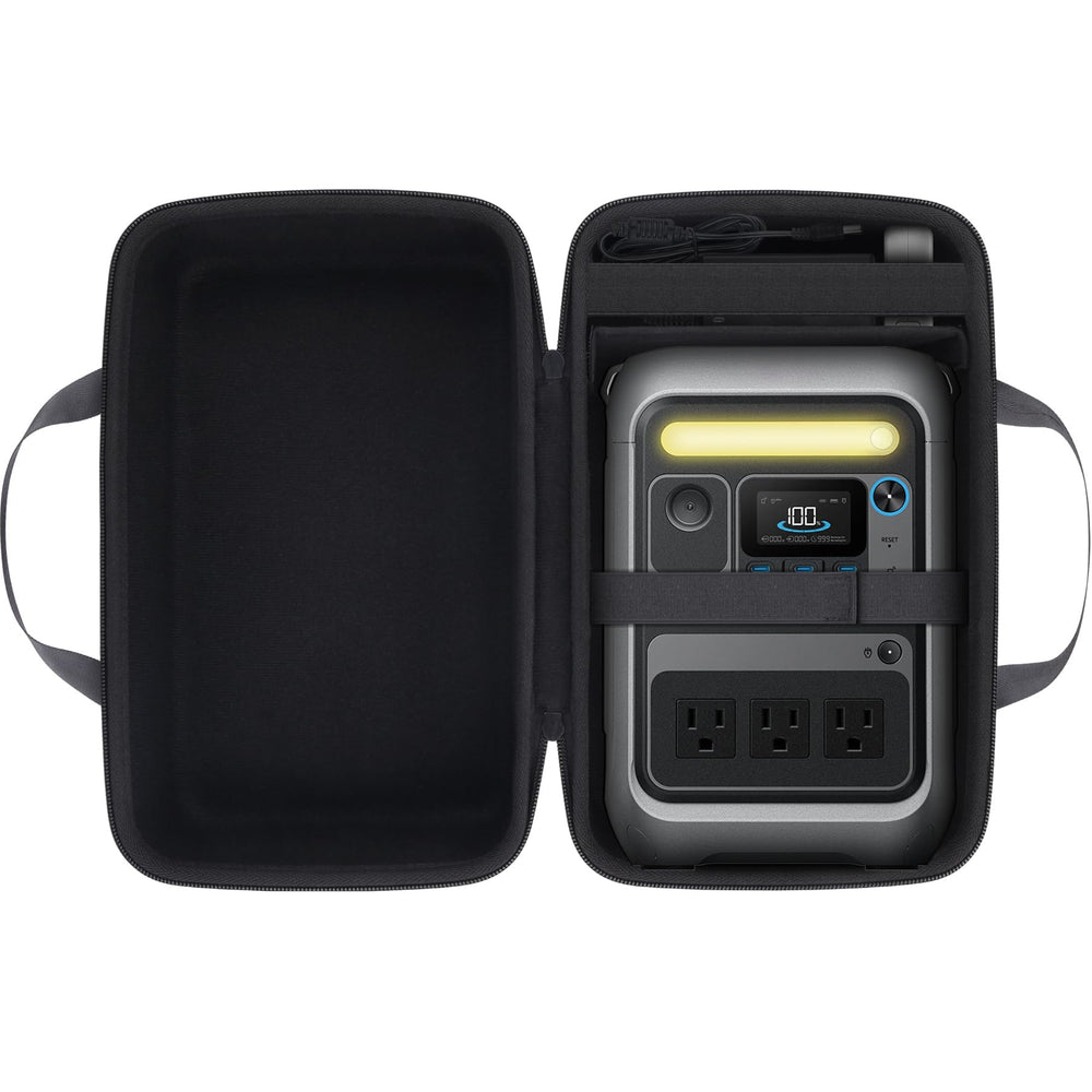 co2CREA front exterior case for Anker SOLIX showing sturdy protection and portability