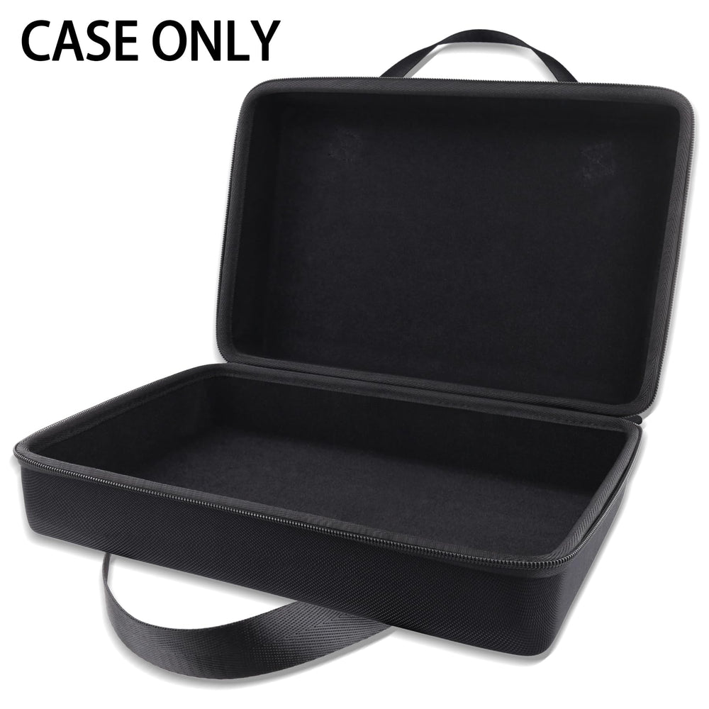 co2CREA open case with placeholder silhouette showing secure fit for RIVER 3