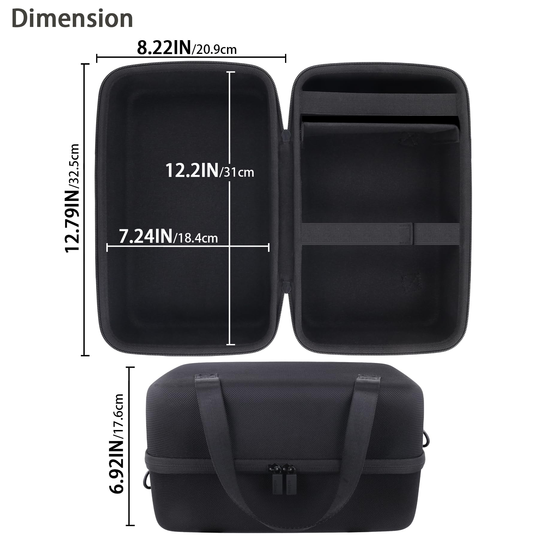 co2CREA size comparison with hands to show compact scale and easy carrying of Anker SOLIX