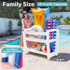 Coast Modern organizer filled with floats demonstrating easy access benefit