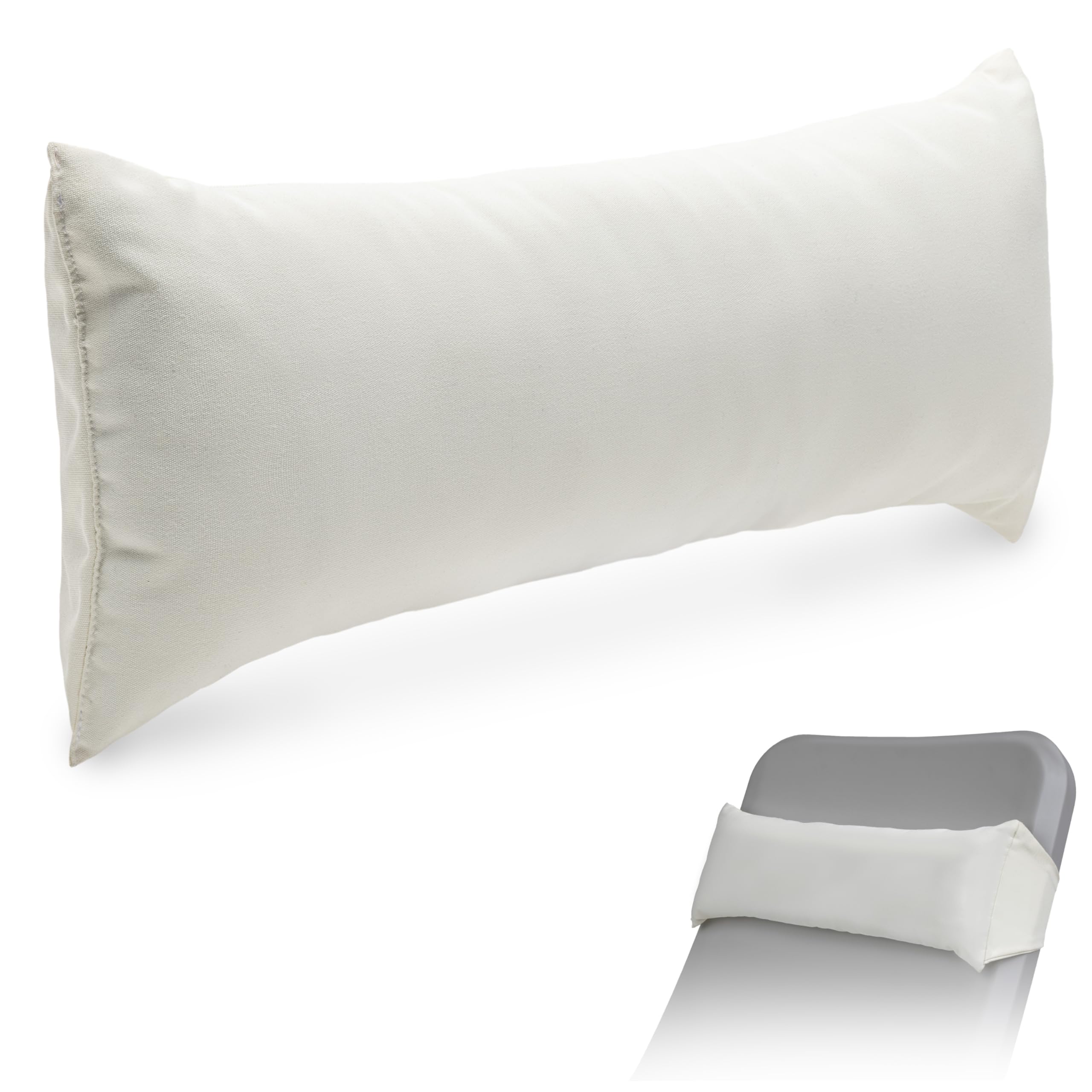 Coast Modern front view showing white pillow enhancing chair comfort