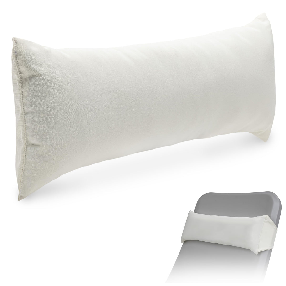 Coast Modern front view showing white pillow enhancing chair comfort