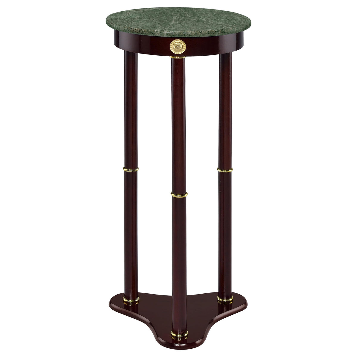 Coaster Edie front view showing marble top and elegant silhouette for refined styling