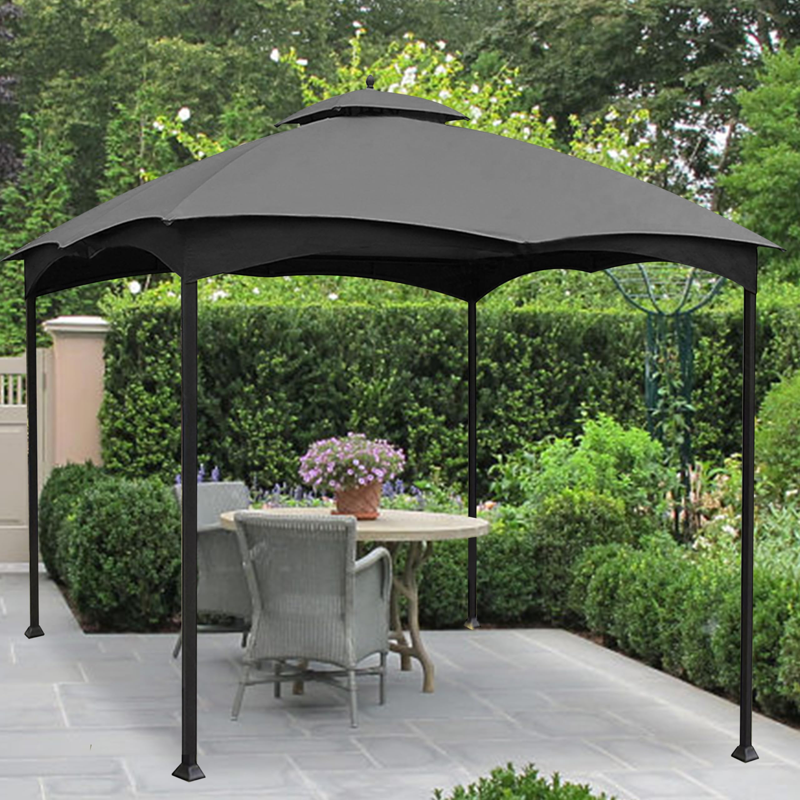 CoastShade installed on a 10x12 frame showing correct size and scale