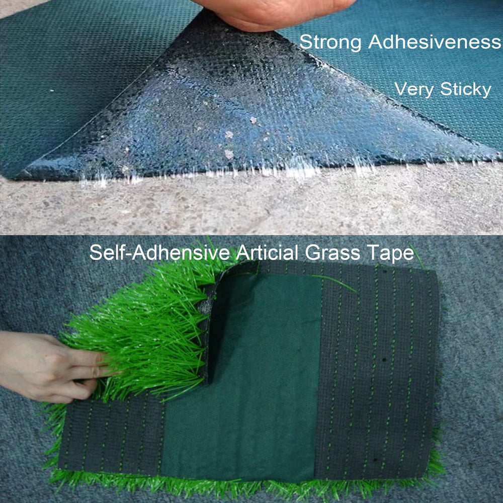 COBARYEN backyard installation scene showing neat turf seams and durability