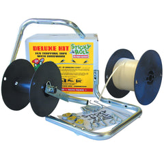 Coburn fly tape front packaging showing kit benefits and ready-to-hang hardware