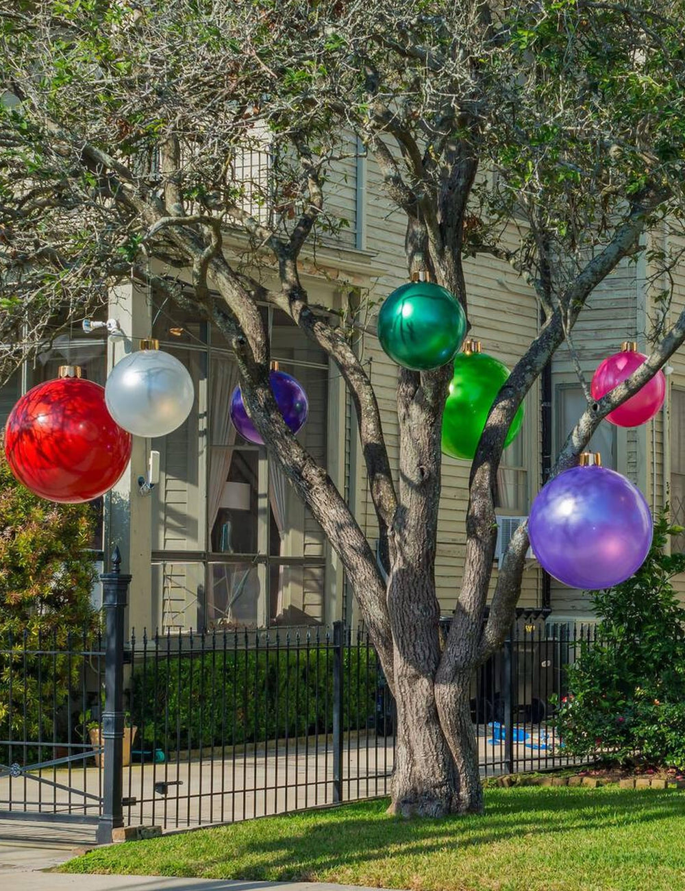 COCOMOON hanging on a Christmas tree showcasing instant holiday atmosphere