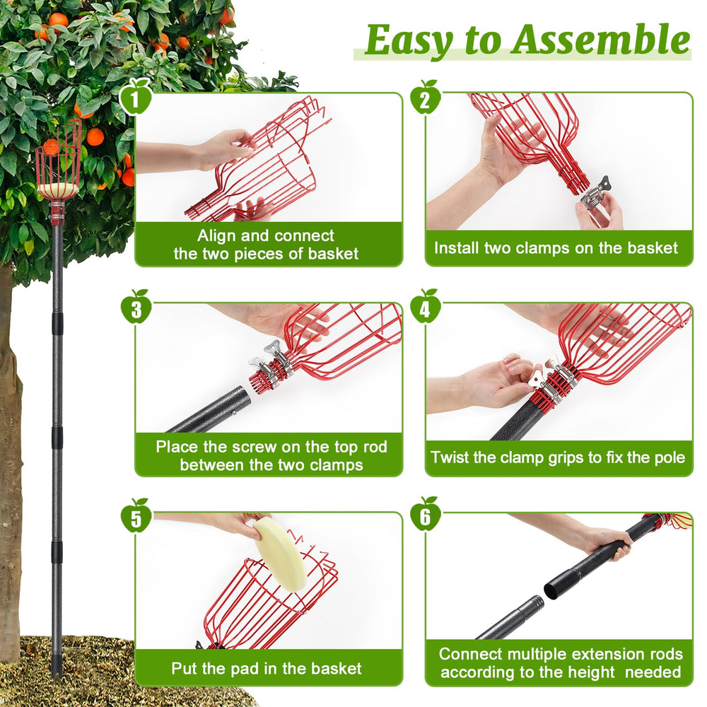 COCONUT disassembled sections and included drawstring bag for compact storage