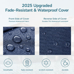 Codi waterproof cover with water beading to protect foam quickly