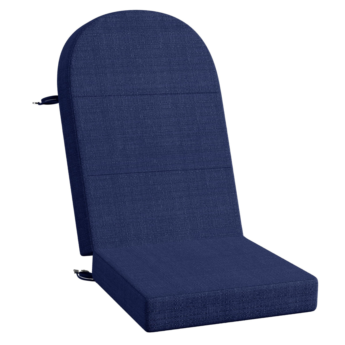 Codi front view large rocking chair cushion navy showing inviting seating comfort