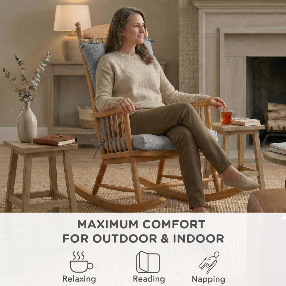 Codi cushion placed on chair showing true size and scale for fit checking