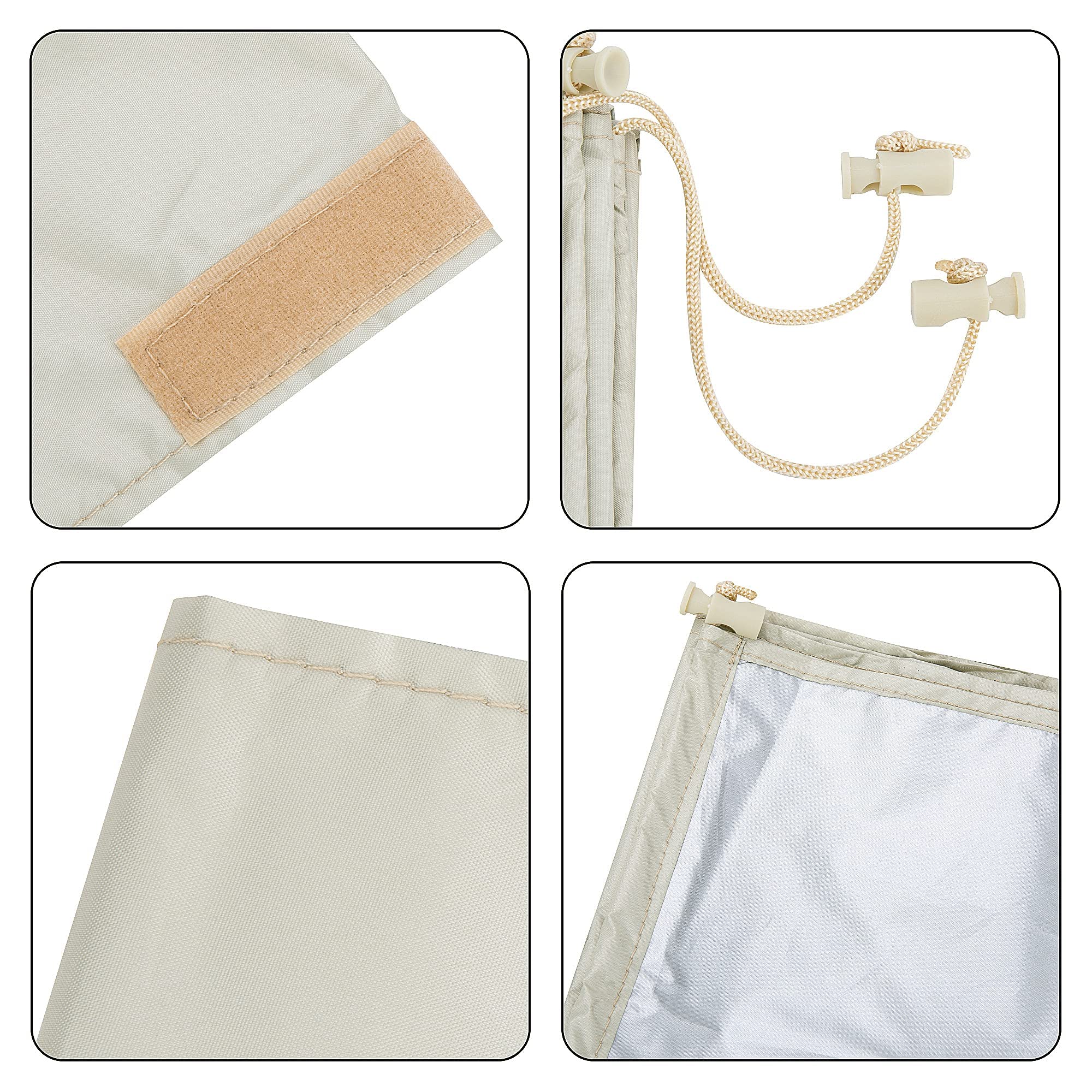 codree drawstring and velcro detail ensuring secure, snug fit