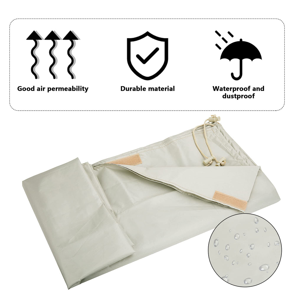codree folded cover in hand illustrating compact storage advantage