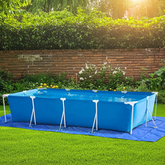 codree included stakes securing pad edges to prevent movement and uplift