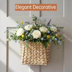 Coeusy close-up weave texture highlighting natural water hyacinth durability