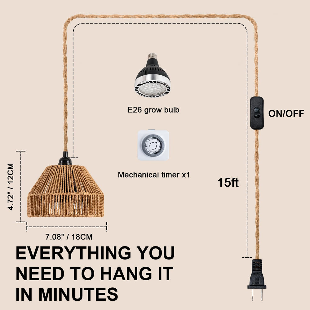 Cofiveevo long 15ft power cord and US plug offering flexible placement