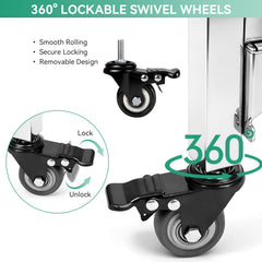 COGRICHBF folded stand flat for compact storage and easy transport