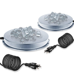 COICOTTC front view of two 11-inch heated bases, protects water from freezing