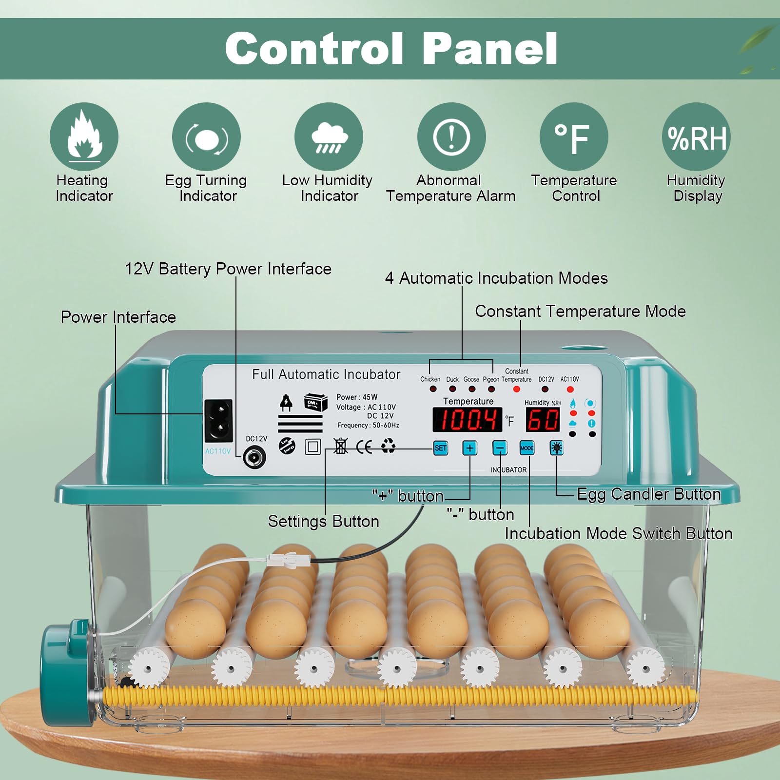 CoInceptus in use in classroom showing educational hatch demonstration and hands-off automation