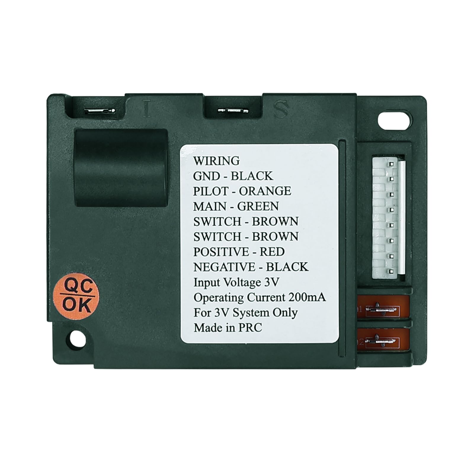 Coinsdans front faceplate clear labeling for easy replacement