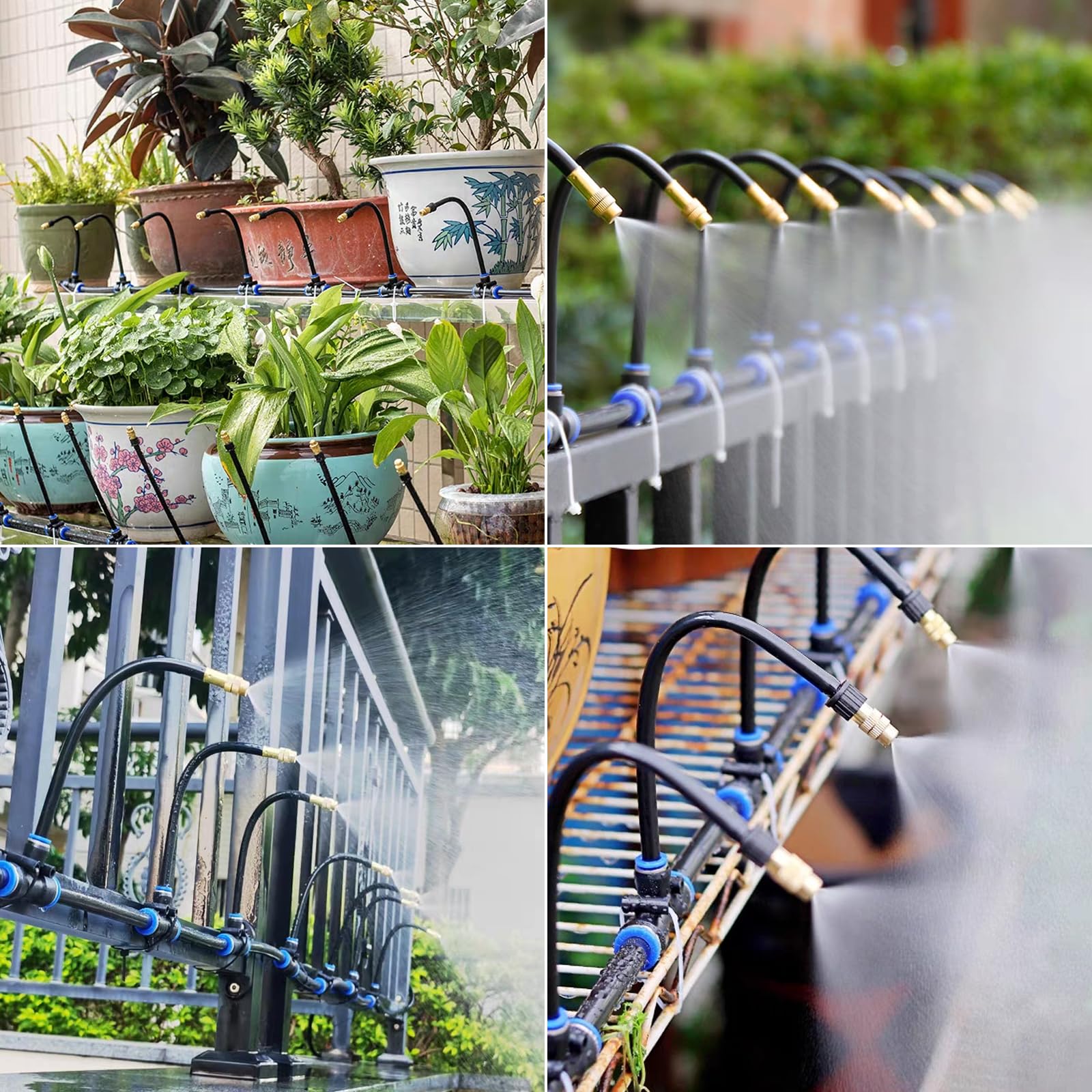 Cokacot fix stems and ground anchors securing tubing for neat garden layout