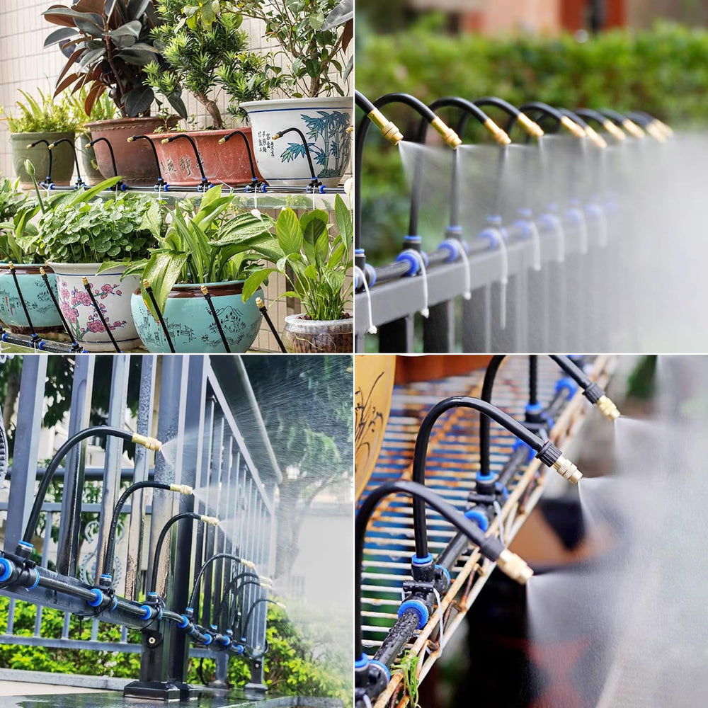 Cokacot fix stems and ground anchors securing tubing for neat garden layout