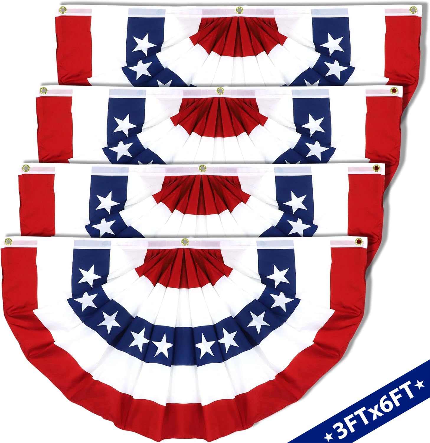 COKOKA flags at a backyard party delivering patriotic ambiance and outdoor decoration