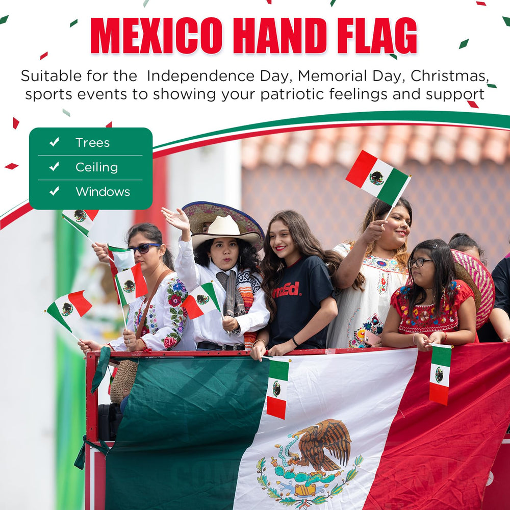 Colarr flags arranged as table centerpiece offering decorative impact