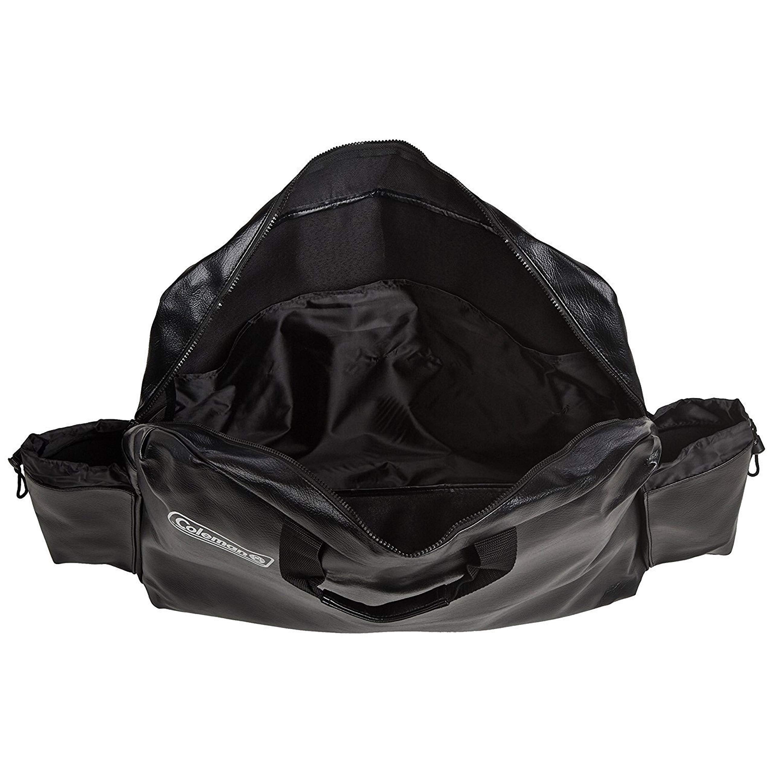 Coleman close-up of pvc-coated fabric highlighting durable protection