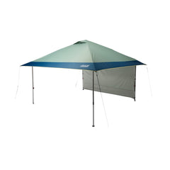 Coleman canopy front view showing shade and easy access benefit