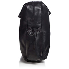 Coleman side pockets holding propane canisters for organized fuel storage