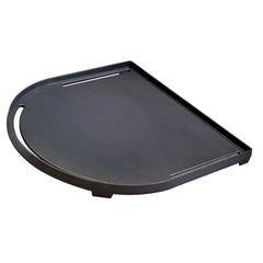 Coleman swaptop griddle on RoadTrip grill showing full cooking area and ease of use