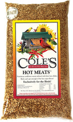 COLE'S THE BETTER WILD BIRD FEED front bag view showing 20-pound label and benefits