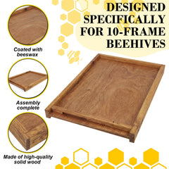 Colingmill detailed shot of wooden entrance reducer demonstrating easy traffic control
